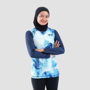 Jerjhon Jersey Women Long Sleeve Slimfit - Blua