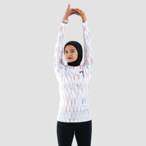 Jerjhon Jersey Women Long Sleeve Slimfit - Bianco