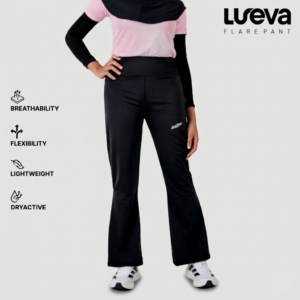 Jerjhon Celana Olahraga Wanita Lari Padel Tennis With Belt - Lureva Flare Pants 2in1