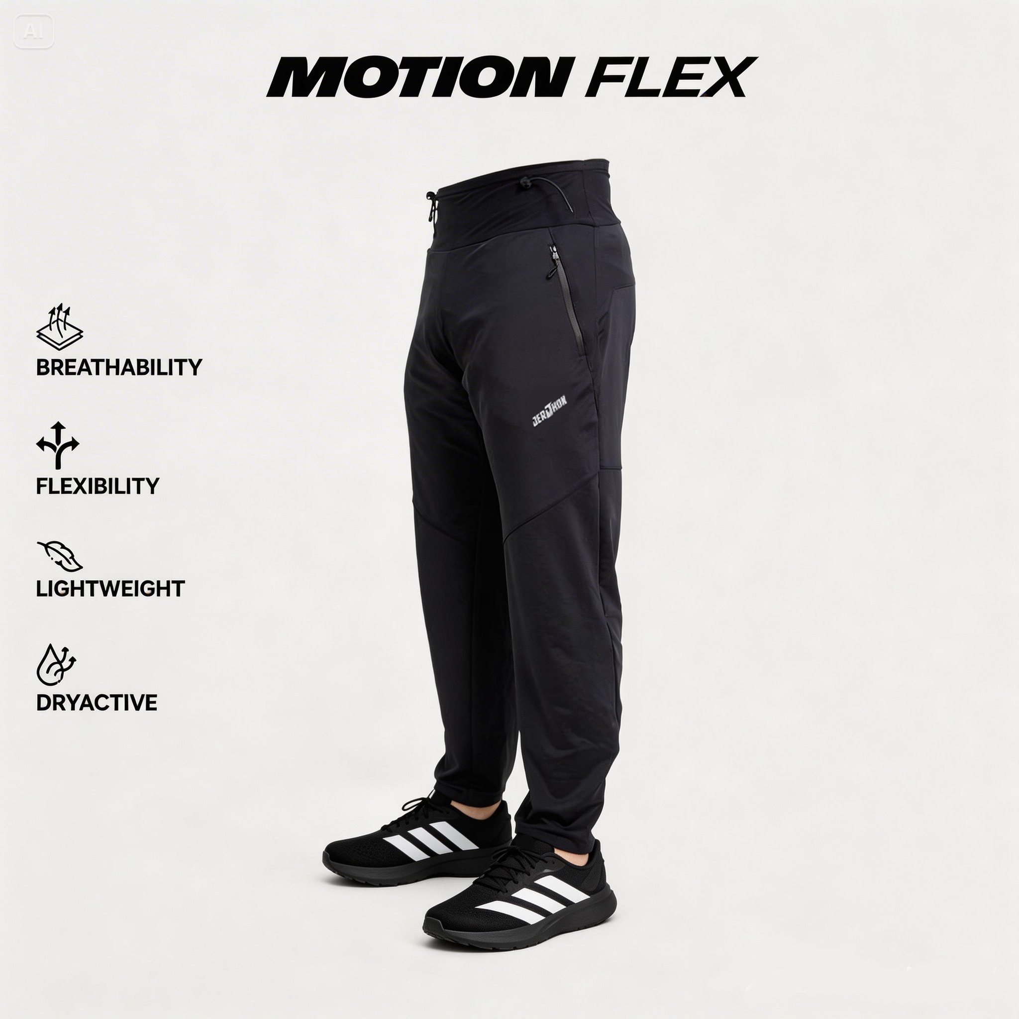 Jerjhon Celana Panjang Olahraga Jogger 2in1 - Motion Flex