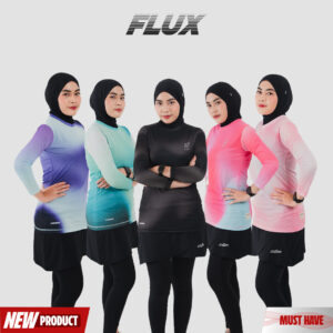 Jerjhon Jersey Olahraga Women Slimfit Long Sleeve - Flux Series