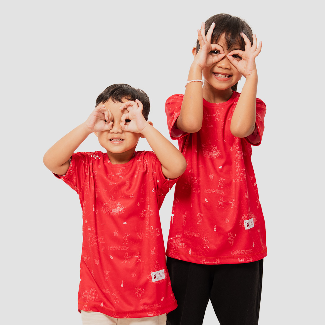 Jerjhon Jersey Edisi Indonesia - Reguler Series Kids